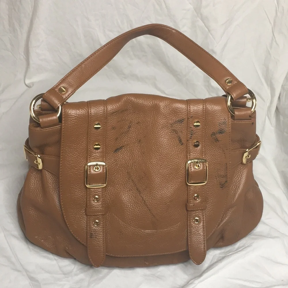 BODHI LUGGAGE Brown with gold hardware LEATHER